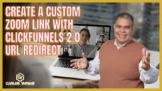 Create A Custom Zoom Link with Clickfunnels URL Redirect [upl. by Sybila585]