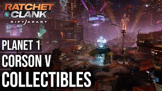 All Collectbiles  Planet 1  Corson V  Ratchet amp Clank Rift Apart [upl. by Jehoash]