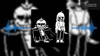 Royal Judgement  Storyshift Sans and SS Chara Battle Theme Phase 1 SANS x Autophobia [upl. by Anoved]