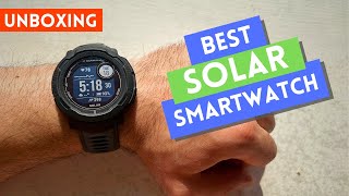 Garmin Instinct 2 Solar Unboxing No Commentary [upl. by Attenrev]