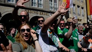 SC Preußen Münster Meisterfeier auf dem Prinzipalmarkt [upl. by Spohr]