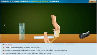 RainGauge Measuring Rainfall  Weather and Climate Class 7 Physics [upl. by Ahtiekahs]