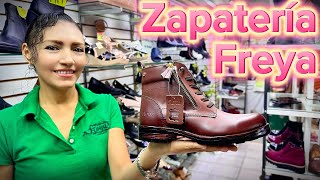 Calzado para dama en piel Zapateria Freya en León Guanajuato mayoreo dama zapatos botas [upl. by Eeryt]