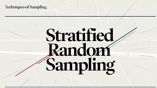 STRATIFIED RANDOM SAMPLING  POSTSTRATIFICATION  LEC  13  NUMERICALS [upl. by Glialentn58]