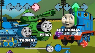 FNF NEW Percy amp Thomas the Tank VS 3D CGI Thomas  Friday Night Funkin [upl. by Retlaw808]