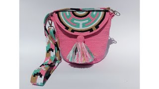 tutorial ll strap wayuu bag handmade [upl. by Elvyn885]