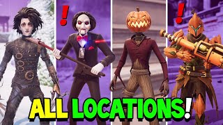 Fortnitemares ALL BOSSES NPCS amp MYTHICS LOCATIONS [upl. by Pape]