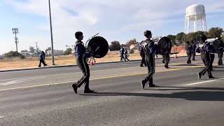 Livingston high school the “Pride of Livingston” Drumline at the Merced CCBR 2024 [upl. by Anes35]