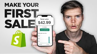 How To Get Your First Sales With Shopify Dropshipping Full Guide [upl. by Jessalin320]