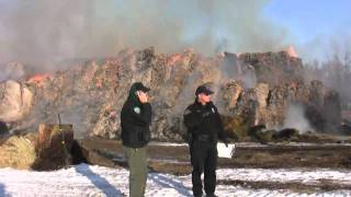 Hay Stack Fire near Lafayette [upl. by Benji]