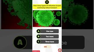 How many types of influenza viruses commonly infect humans [upl. by Hyps]