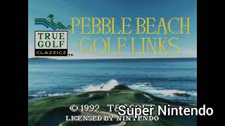 Pebble Beach Golf Links Comparison  SNES amp Genesis [upl. by Annawyt126]