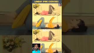 Exercise spine exercise for Stronger back yoga shorts exercises weightlosstips fitness [upl. by Venice776]