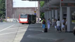 Tarnowskie Góry  Nowy dworzec autobusowy  04072013 [upl. by Saduj]