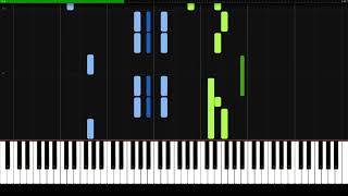 Dark Eyes Очи чёрные  Russian Folk Song  Piano Tutorial  Synthesia  How to play [upl. by Intyre]