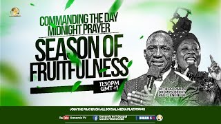 MID NIGHT PRAYER COMMANDING THE DAYSEASON OF FRUITFULNESS 07042024 [upl. by Saretta]