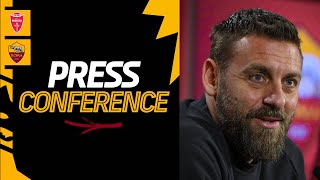 🟨 LIVE 🟥 La conferenza stampa di Daniele De Rossi alla vigilia di MonzaRoma [upl. by Releehw]