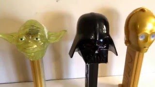 Star Wars Giant Pez Dispenser Toy Darth Vader Yoda C3PO [upl. by Vergil]