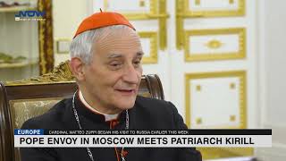 Pope envoy in Moscow meets Patriarch Kirill [upl. by Reace200]