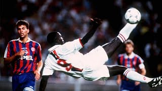 George Weah Best Skills amp Goals [upl. by Dnalsor]