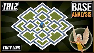 BEST ULTIMATE TH12 HYBRIDTROPHY Base 2022COC Town Hall12 TH12 Trophy Base DesignClash of Clans [upl. by Ahtnicaj]