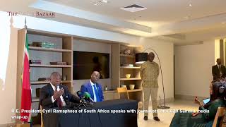 President Ramaphosa on engaging African diaspora farewell conversation with President Biden [upl. by Nida]