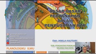 Dasar Dasar Pertanahan Dalam Penyusunan RTR [upl. by Redan177]