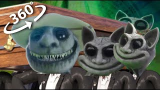 360 VR Video Zookeeper Meet The Creeper Coffin Dance Song COVER [upl. by Nihhi693]