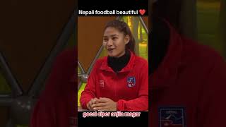 Beautiful goalkeeper anjana rana magar nepal women football players ❤️🇳🇵⚽ football nepal anjana [upl. by Aisiram]