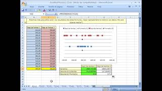 Excel Facil Truco 11 Que tan bueno es tu promedio [upl. by Delinda]