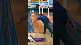 Exeter Lanes with some great strikes and other nice shots candlepin bowling [upl. by Eneryt]