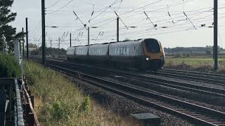 220029 passing The Sidings Hotel with a 2 tone [upl. by Levon]