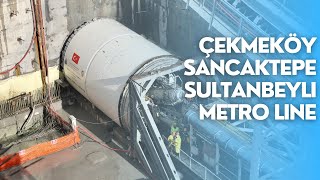 ÇekmeköySancaktepeSultanbeyli Metro Line  February 2024 [upl. by Ahsiekit394]