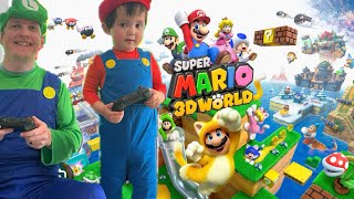 Super Mario 3D WorldWorld Star8  Peepa’s Fog Bog  Green Stars and Stamp [upl. by Eeluj]