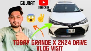 Today Grande X 2k24 drive vlog visit ADking vlogs visit daily vlogs 😱😱🚙😱😱🚙 X2024 [upl. by Anelyak]