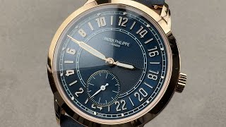 Patek Philippe 5524R Calatrava Travel Time 24Hour 5224R001 Patek Philippe Watch Review [upl. by Anhavas697]