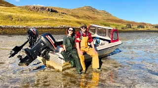 High amp Dry On A Scottish Island  Taking The Boat From Our Cottage On The Isle Of Skye  Ep91 [upl. by Mintz767]