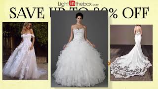 Shop all our wedding dresses in a wide selection of every style all at amazing prices [upl. by Alled454]