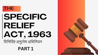 Specific Relief Act PART 1  Minor Law  All State Judiciary Exam [upl. by Retsae]