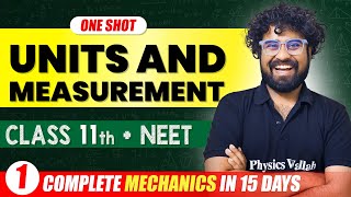 UNITS AND MEASUREMENT  Complete Chapter in One Video  ConceptsPYQs  Class 11 NEET [upl. by Nilya960]