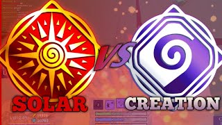 SOLAR VS CREATION Elementals Battlegrounds [upl. by Mitchel4]