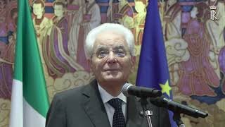 Mattarella incontra la collettività italiana della circoscrizione consolare di Canton [upl. by Waki]