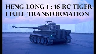 Heng Long Tiger 1 116 RC full Transformation [upl. by Aerdnac]