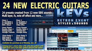 Ketron Event  Coming soon  New Electric Guitars [upl. by Auqenahs368]