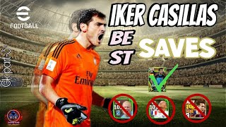 Iker Casillas Best Saves amp Training He is One of The best GK in Efootball 2024 Watch Till End [upl. by Yssenhguahs]