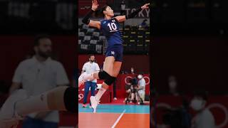 Gues the jump height volleyball player viralvideo lovestatus trending [upl. by Sinnaiy]