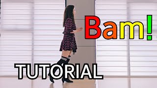 Bam Line Dance Improver TUTORIAL 스텝설명 초중급라인댄스 [upl. by Stratton]