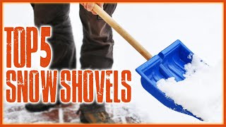 Top 5 Best Snow Shovels For Driveway And Backyard [upl. by Arzed380]