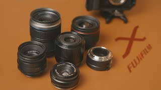 Small Budget Lenses for Fuji X [upl. by Attolrahc602]