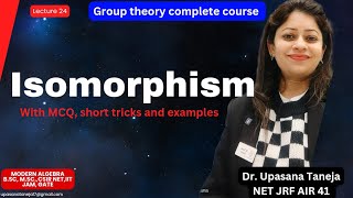 Isomorphism in group theory Examples of isomorphism Short tricks on isomorphismMCQ on isomorphism [upl. by Garvin]